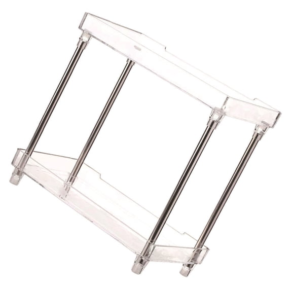 Milisten Transparent Acrylic Bathroom Storage Box for Toiletries and Cosmetics Organizer Container