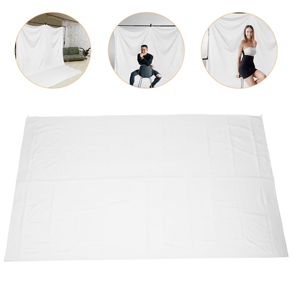 Milisten White Background Cloth for Scene Layout, Banquet Decoration, Car Display, Photography Backdrop, Event Setup