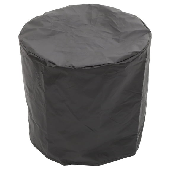 Milisten 1Pcs 47X45X1CM Black Round Cover for Small Patio Table and Garden