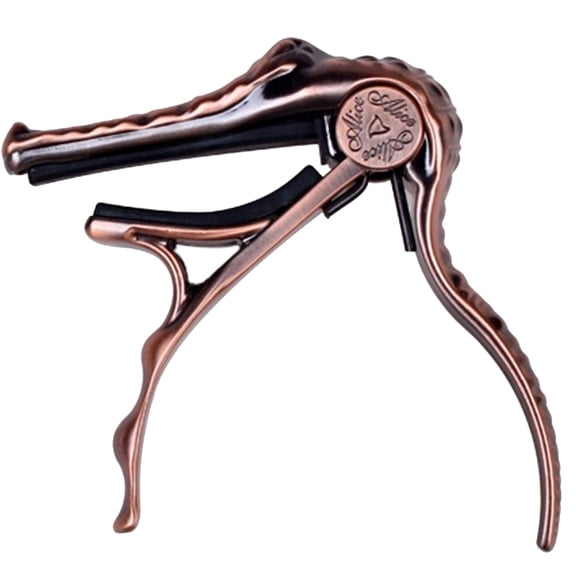 Milisten 1Pcs Rose Gold Guitar Capo Adjustable for Acoustic Guitars with Tone Modification and String Holding Features