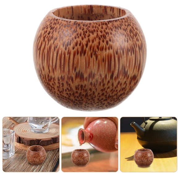 Milisten 1Pcs Wooden Cups Wooden Wine Glass Multi .50X4.50X4.00CM For General Users