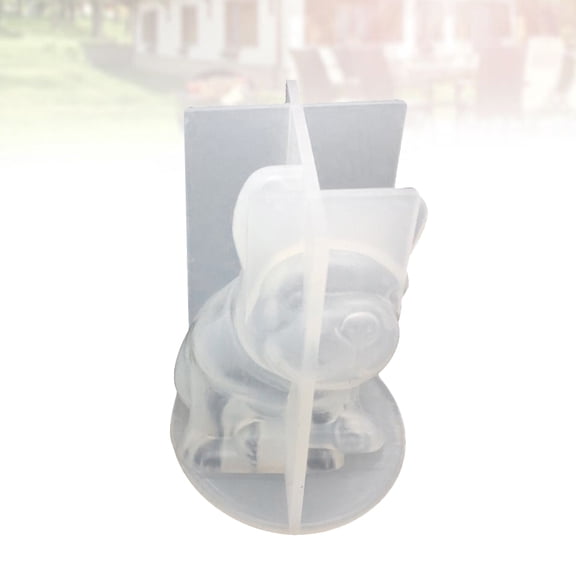 Milisten 1Set Crystal Epoxy Silicone Mold for DIY Crafts and Resin-making Stereoscopic White 6*2.3in