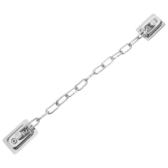 Milisten 1Set Door Chain Locks for Apartment and Dormitory Use Silver