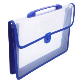 Milisten Expandable Document Organizer with Button Closure and Reinforced Edges for Secure File Storage - 1 Set