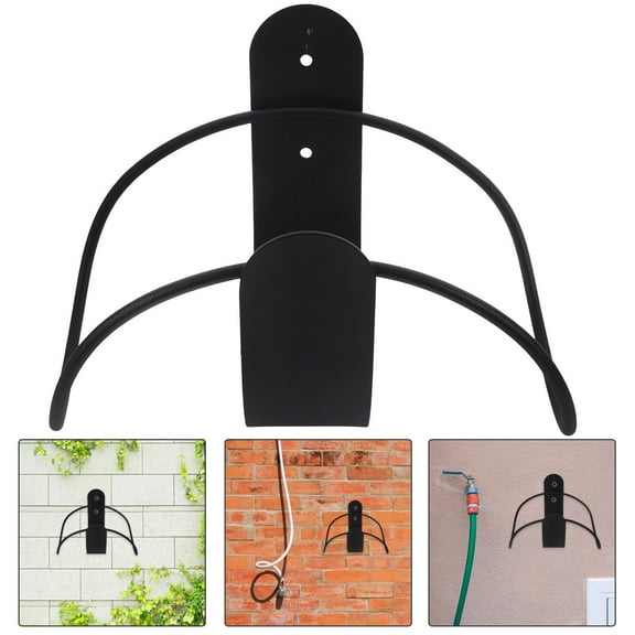 Milisten Wall-Mounted Water Pipe Rack Round Line 1Pack Space-Saving