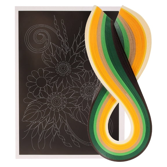 Milisten 1Set Assorted Color Paper Quilling Kit for Adult Crafts Projects and Flower Making