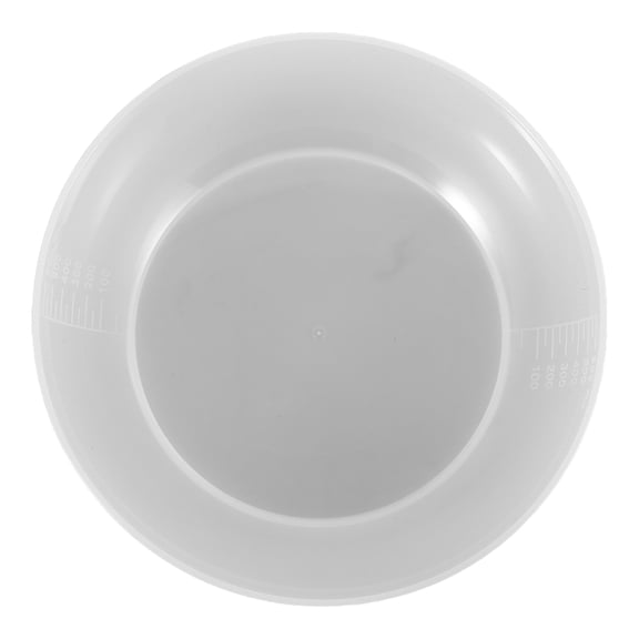 Milisten Transparent Plastic Weighing Pan for Kitchen Scale with Clear Capacity Markings