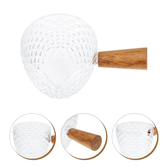 Milisten Glass Coffee Pitcher Transparent 1Pcs