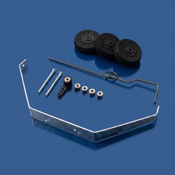 Milisten Plated RC Plane Landing Gear Set with for Cessna 182 Fixed Wing Model Aircraft