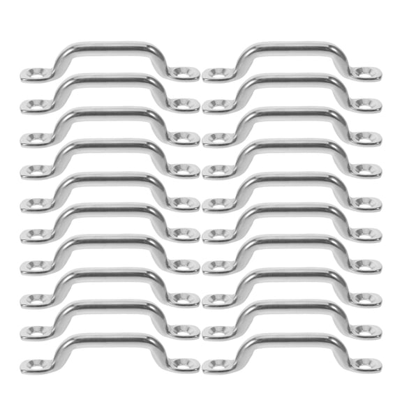 Milisten 1Set Heavy Duty Stainless Steel Kayak Canoe Deck Hardware Tie Down Anchors for Outdoor Use