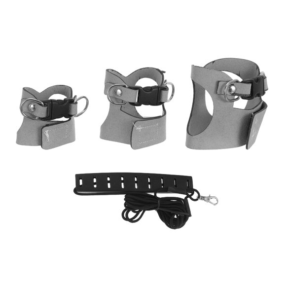 Milisten 1Set Small Animal Harness and Leash Grey Vest with Quick Release Buckle for Rabbits Guinea Pigs and Hamsters