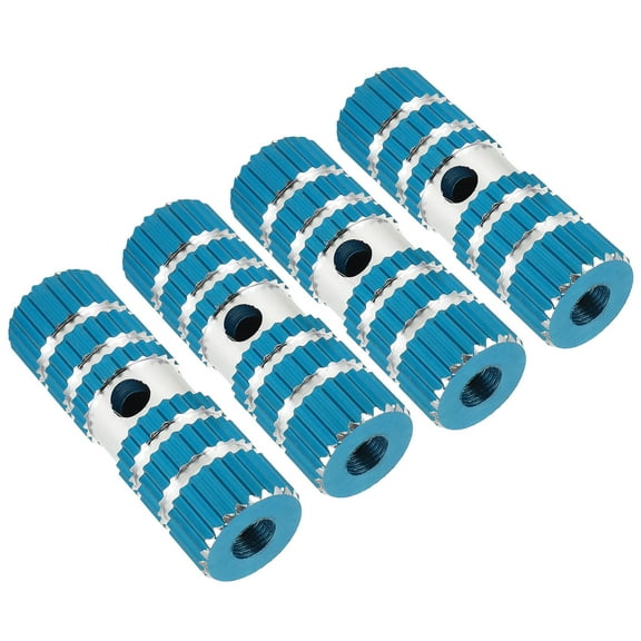 Milisten Aluminum Alloy Bike Pegs Quick Release Stunt Footpegs 2 Pairs Accessories