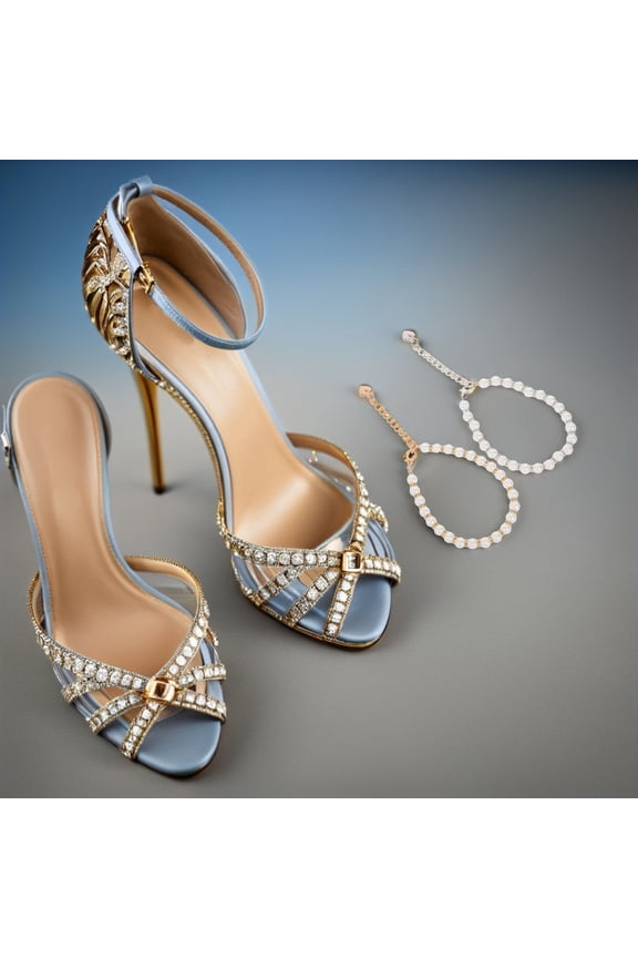 2 Pairs Anti-Skid Shoe Strap Extenders for Women High Heels Comfortable Adjustable Fit