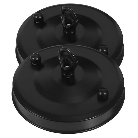 Milisten 2 Pcs Ceiling Tray Base Pendant Lighting Accessories