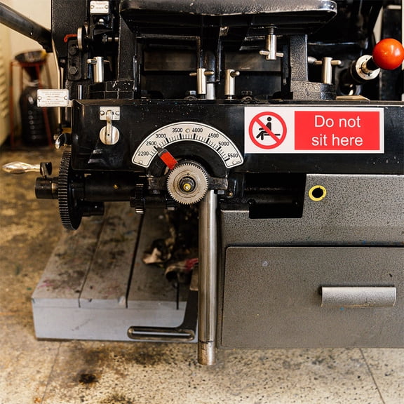 Milisten 2 Pcs Handicap Parking Sign Warning Sticker PVC Adhesive Prohibition Sign Hotel