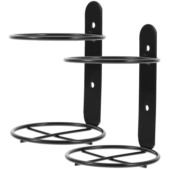 Milisten 2- -Mounted Iron Wine Bottle Holder Rack for Home, Hotel, Kitchen Storage and Display