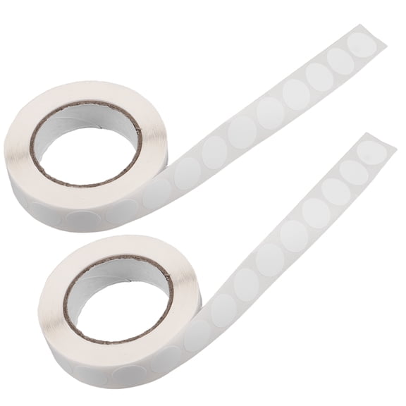 Milisten Office Dot Stickers White Round Labels for Marking and Labeling 2 Rolls