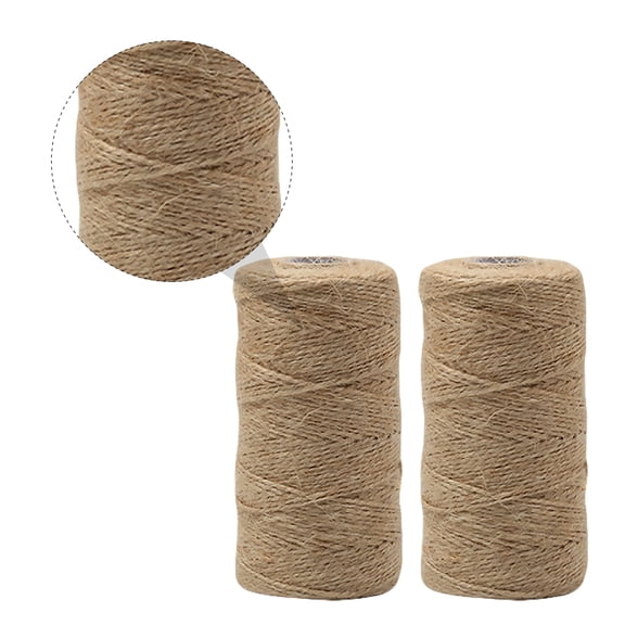 Milisten Strong Khaki Jute Twine for Knot Tying, Craft Projects, Gardening, , Packaging, and Home Use