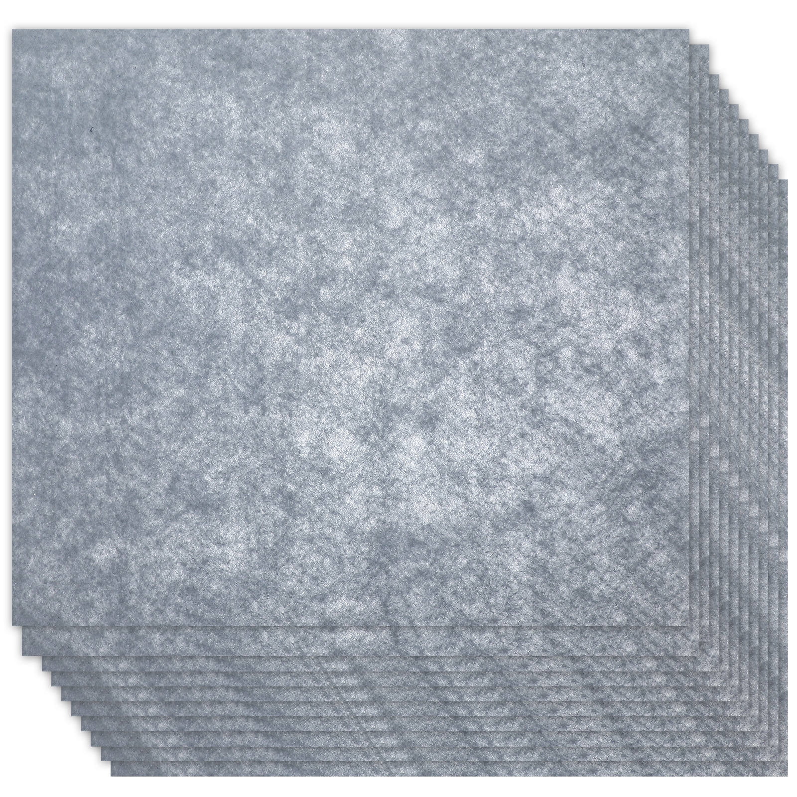 Milisten Grey Felt Sheets for Crafts and Sewing, Handmade Felt Fabric for Projects, Decorations, and Uses