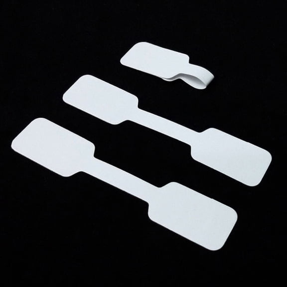 Milisten 200Pcs White Adhesive Labels for Display Price Tags with Easy Residue-Free Removal
