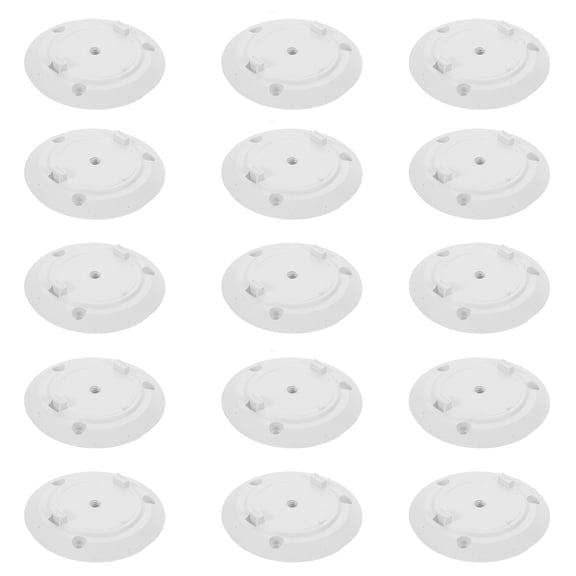Milisten Stable Camera Mount Base White Sleek Design Quick Install 20 Pieces for Cameras