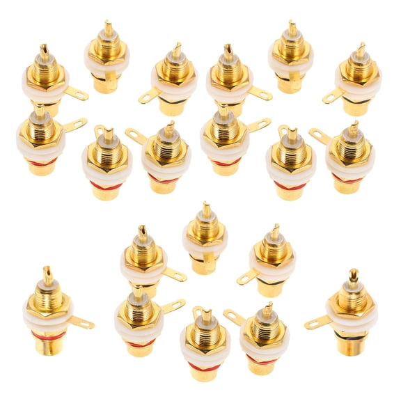 Milisten Speaker Terminal Connectors Assorted Colors Zinc Alloy for Audio Adapters with Universal Compatibility