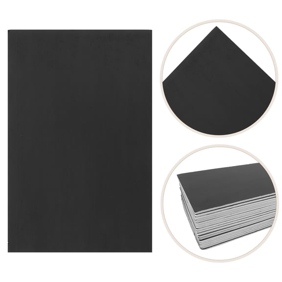Milisten 20Pcs Black Foam Core Board for DIY Projects Lightweight and Cuttable