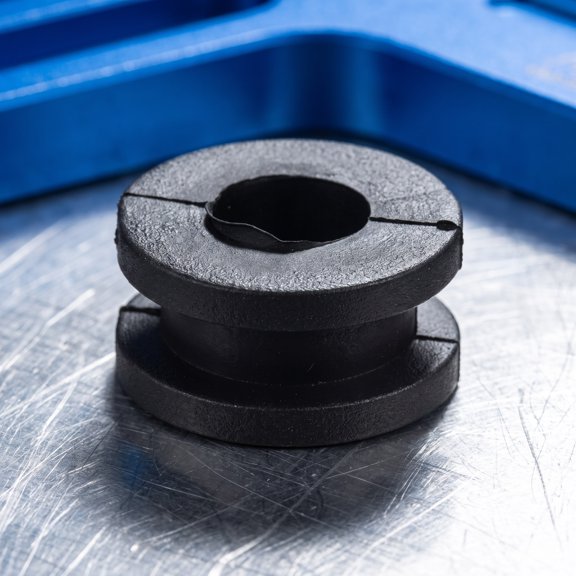 Milisten 20Pcs Black Rubber Bushings for Motorcycle Side Covers Vibration Absorbing Durable Fit