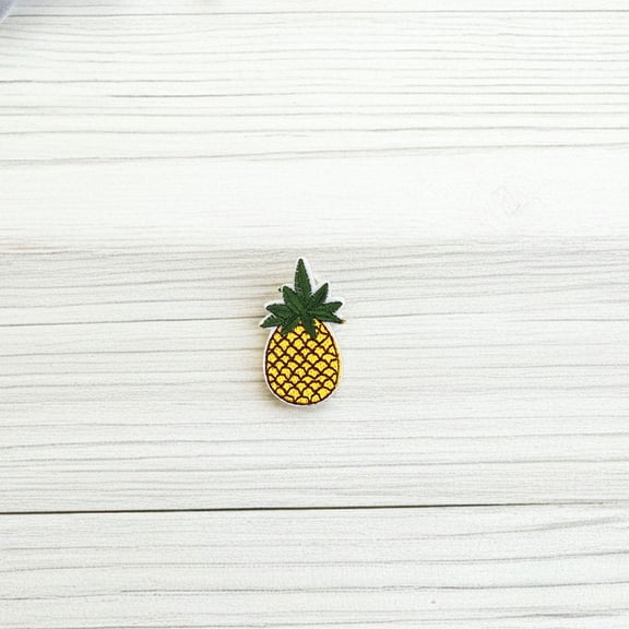 Milisten 20Pcs DIY Pineapple Iron on Patches Multi Color Embroidered Sew on Badges for Jackets Backpacks