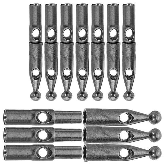 Milisten 20Pcs Metal Umbrella Tail Beads for Simple Design and Repairing