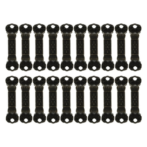 Milisten 20Pcs Rectangular Drawer Pulls for Kitchen Cabinet Handles and Homeowners