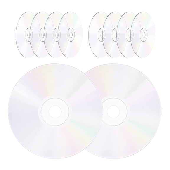 Milisten 20Pcs Clear Cd Discs For Painting Plastic Wall Decoration For Teens