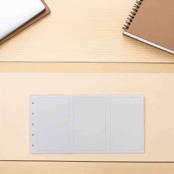 Milisten 20Pcs White Refillable Loose Leaf Paper with Ruled Lines for Office Planner and Notebook