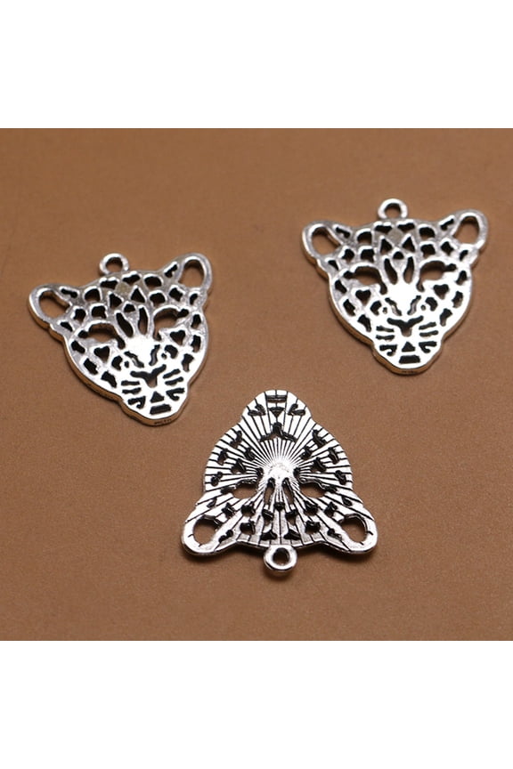 20pcs Unique Charms Jewelry Making Alloy Pendants Antique Silver for Crafting Activities Friends