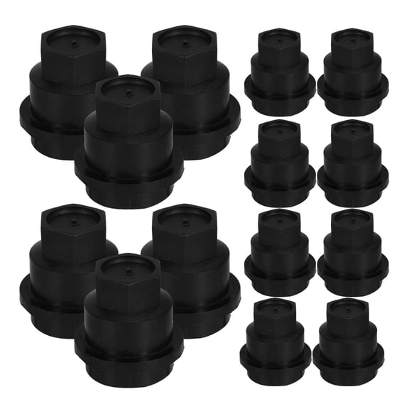 Milisten 20pcs Wheel Bolt Cap Cover Replacement Wheel Nut Caps Wheel Lug Nut Caps