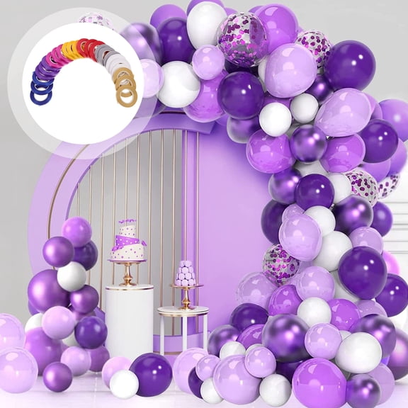 Milisten 24Pcs Assorted Color Ribbon for Balloon Wedding and Event Decorating