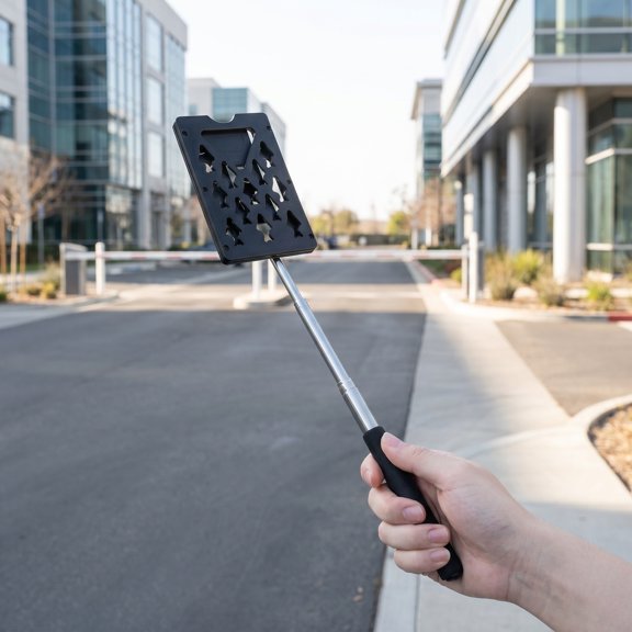 Milisten 2-Pack Adjustable Parking Card Grabber Stick for Easy Contactless Card Swiping, Available in Multiple Colors