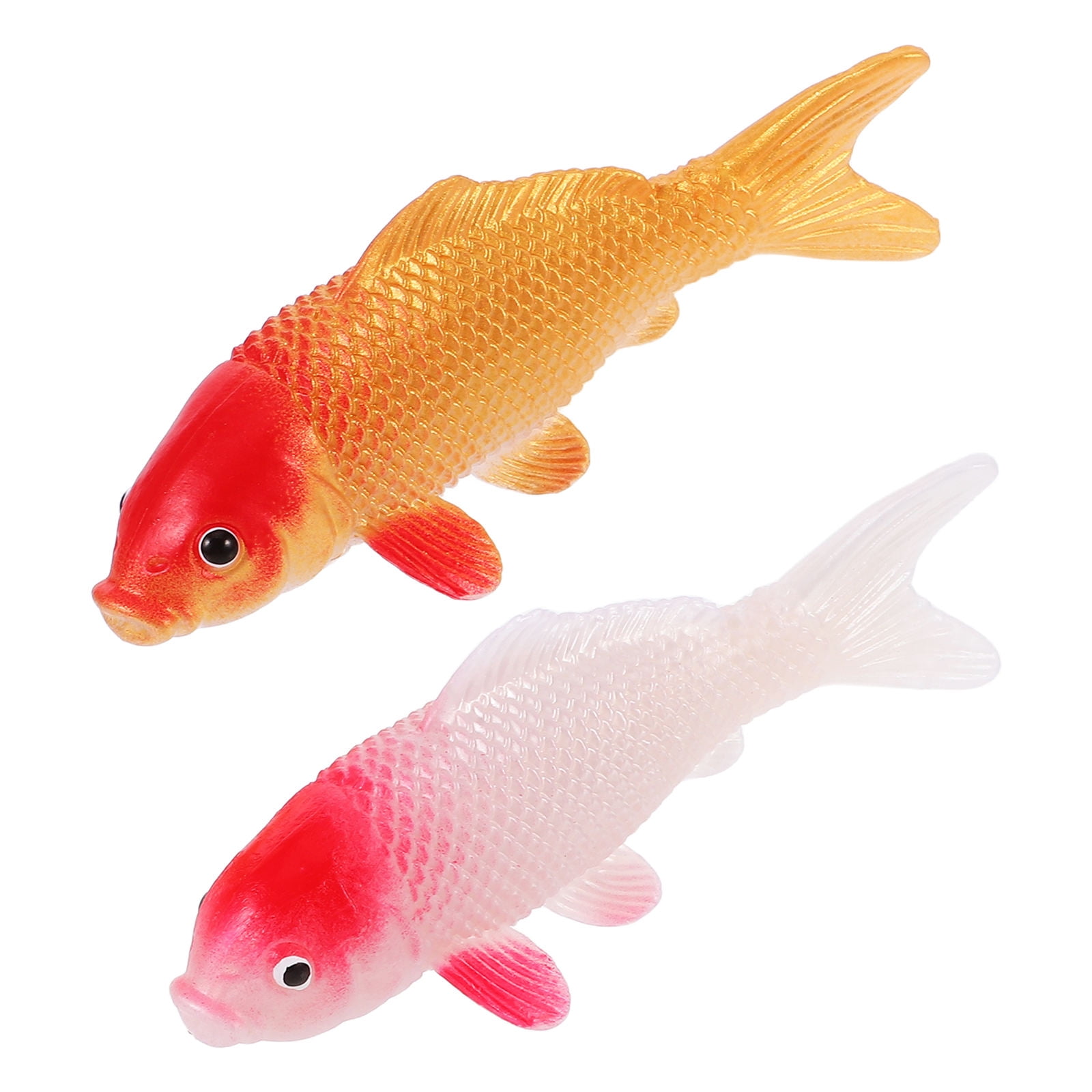 Koi Fish Inflatable Milisten Lifelike Koi Fish Models, PVC Aquarium Decor, Realistic ...