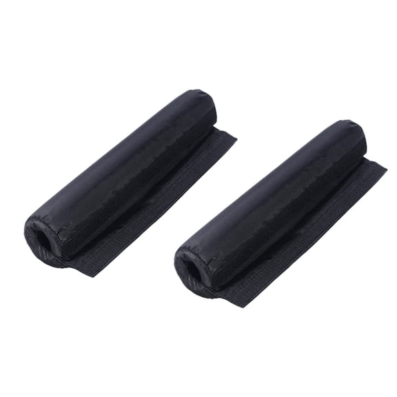 Milisten 2-Pack Black Nylon Barbell Cushions for Weightlifting Comfort and Support, Gym Accessories for Athletes