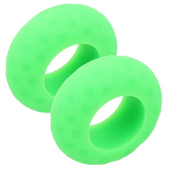 Milisten 2Pcs Baseball Bat Grip Choke Up Rings Silicone Stacker for Stable Grip and Bat Handle Positioning