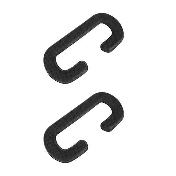 Milisten 2pcs Eyeglass Pads PU Black for VR Device with Prevention