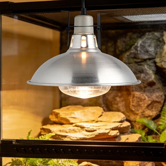 Milisten 2-Pack Adjustable Reptile Heat Lamp Stand for Terrariums, Space-Saving Design for Optimal Heating