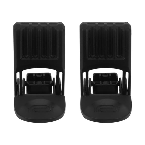 Milisten 2Pcs Black Plastic Vacuum Cleaner Attachment Buckle Latch Lock Durable Home Use Parts