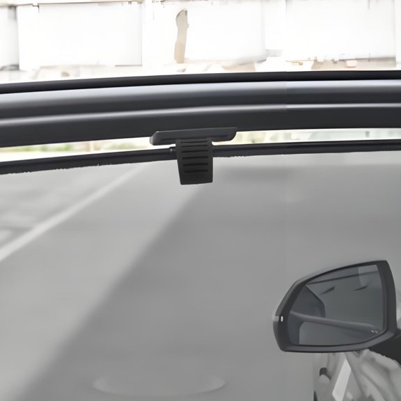 Milisten 2Pcs Black Rear Sunshade Curtain Hooks for Car Interior Window Shade Fasteners