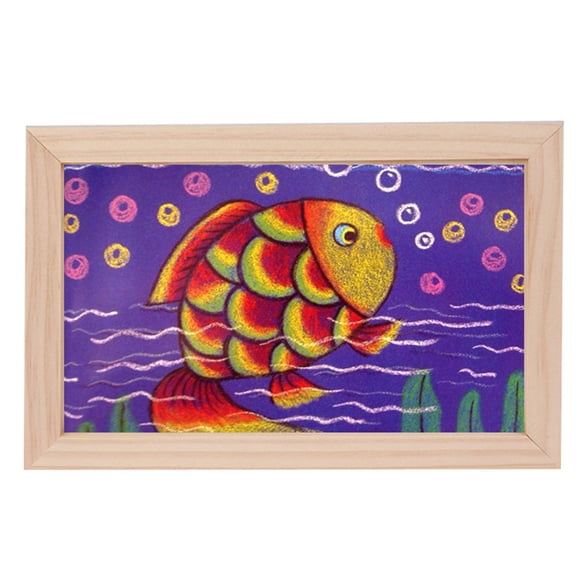 Milisten Blank Background Wooden Picture Frame for Decoration Use 2Pcs