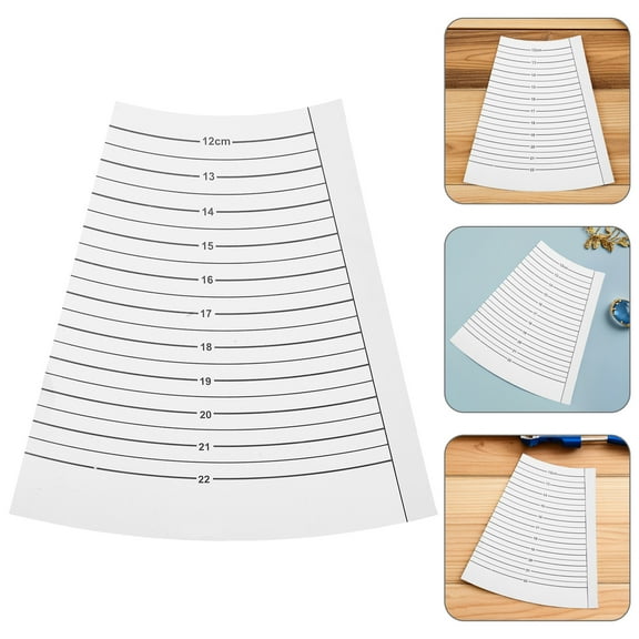 Milisten Bracelet Measuring Tool Set, 2pcs Multi-Use Plastic Bracelet Helper for Accurate Jewelry Sizing