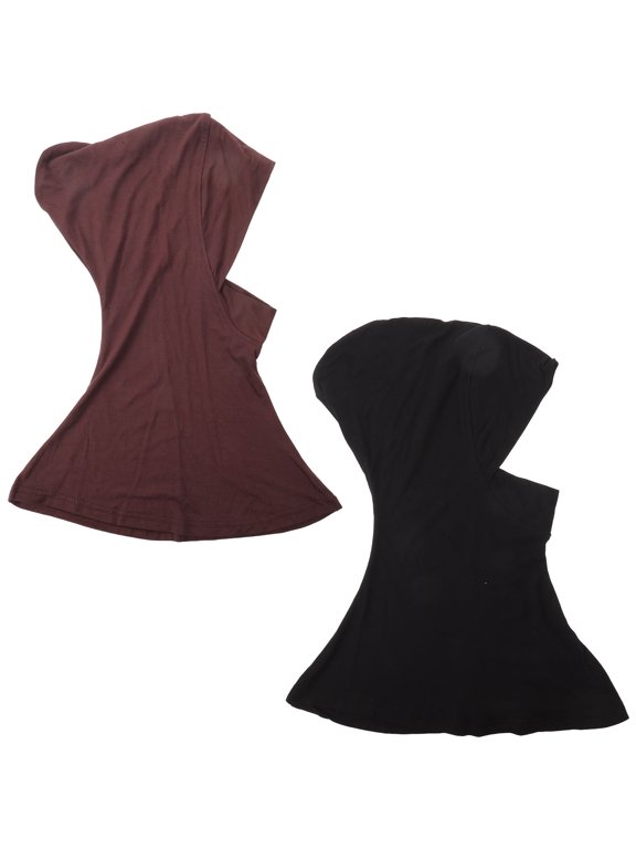 2Pcs Breathable Cotton Hijab Pack for Women Including Undercap and Scarf for Modest Style
