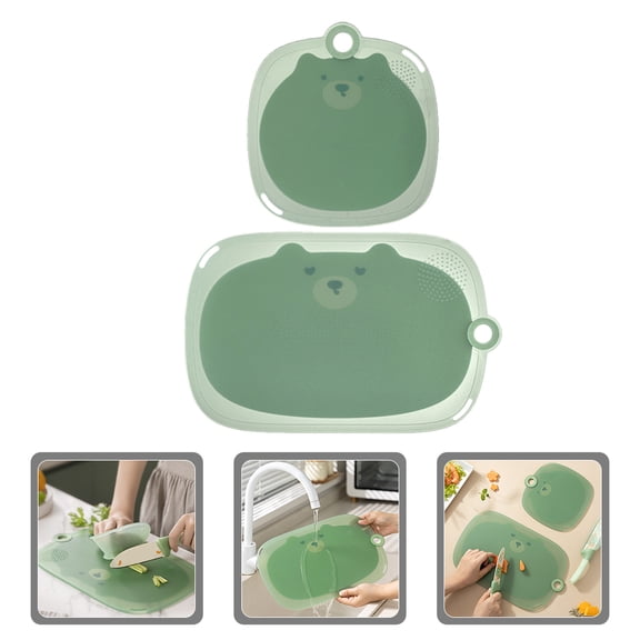 Milisten 2Pcs Defrosting Tray Jelly-like Design for Families