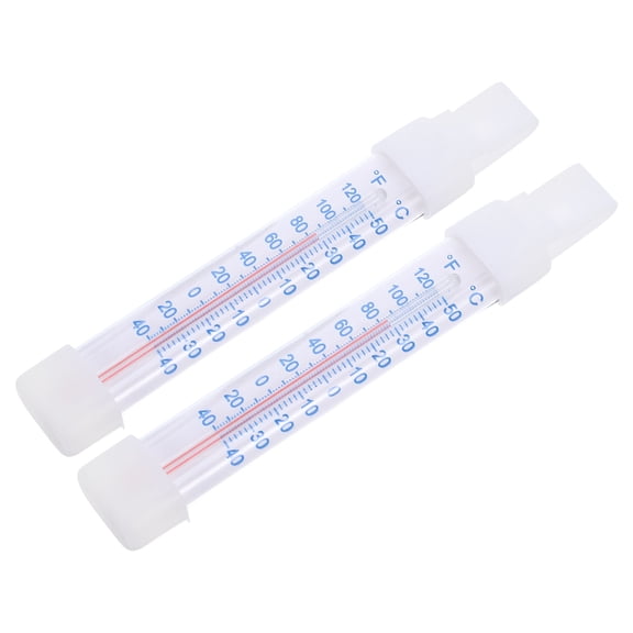 Milisten 2-Pack Kitchen Liquid Thermometers with Precise Temperature Gauge for Fridge, Freezer, and Cooking Use