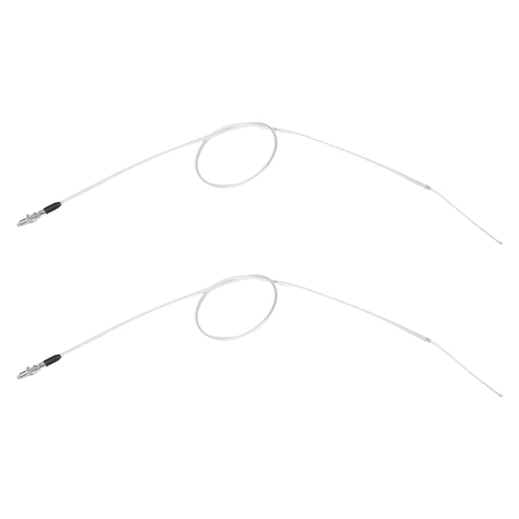 Milisten 2Pcs Motorcycle Throttle Cable White Universal Replacement for Offroad Bikes with Precise Control